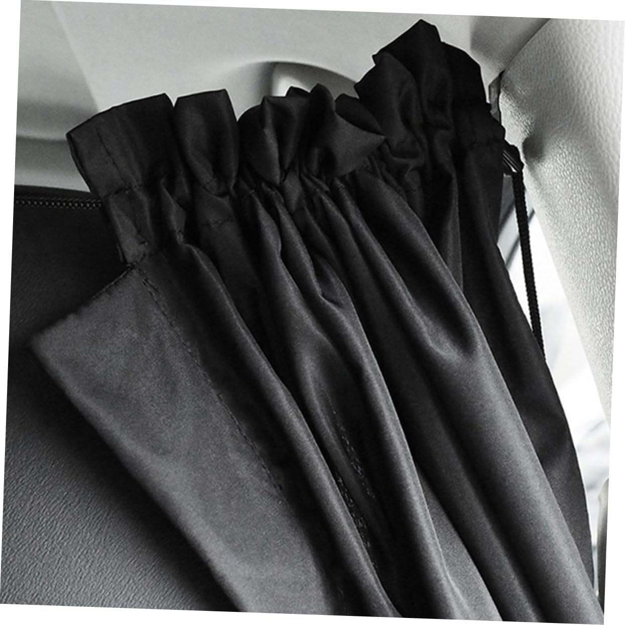 Car Front and Rear Partition Curtain Removable Auto Divider Curtain for Privacy and Sun Shade Protection Lightweight and Breathable Pongee Material Fit