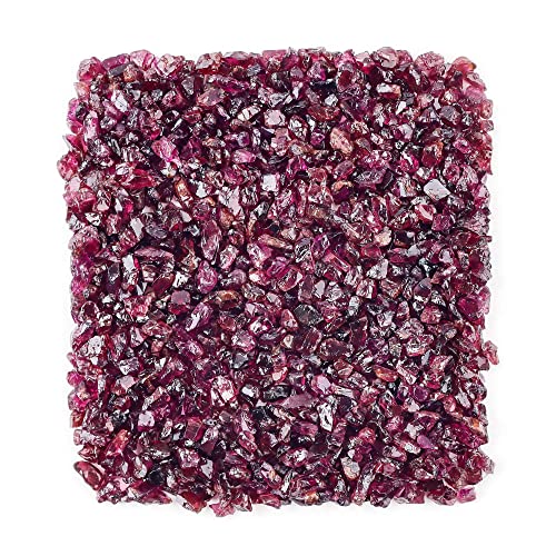 Natural Rough Rhodolite Garnet Stones, Raw Crystals Jewelry Making, Chakra Stones, Healing Crystals, Loose Gemstones And Crystals, January Birthstones (50 Carats) #TOP4