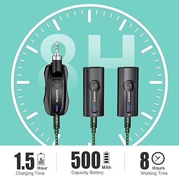 Amazon.co.jp: 2人用ワイヤレスマイク KIMAFUN2.4Gワイヤレス
