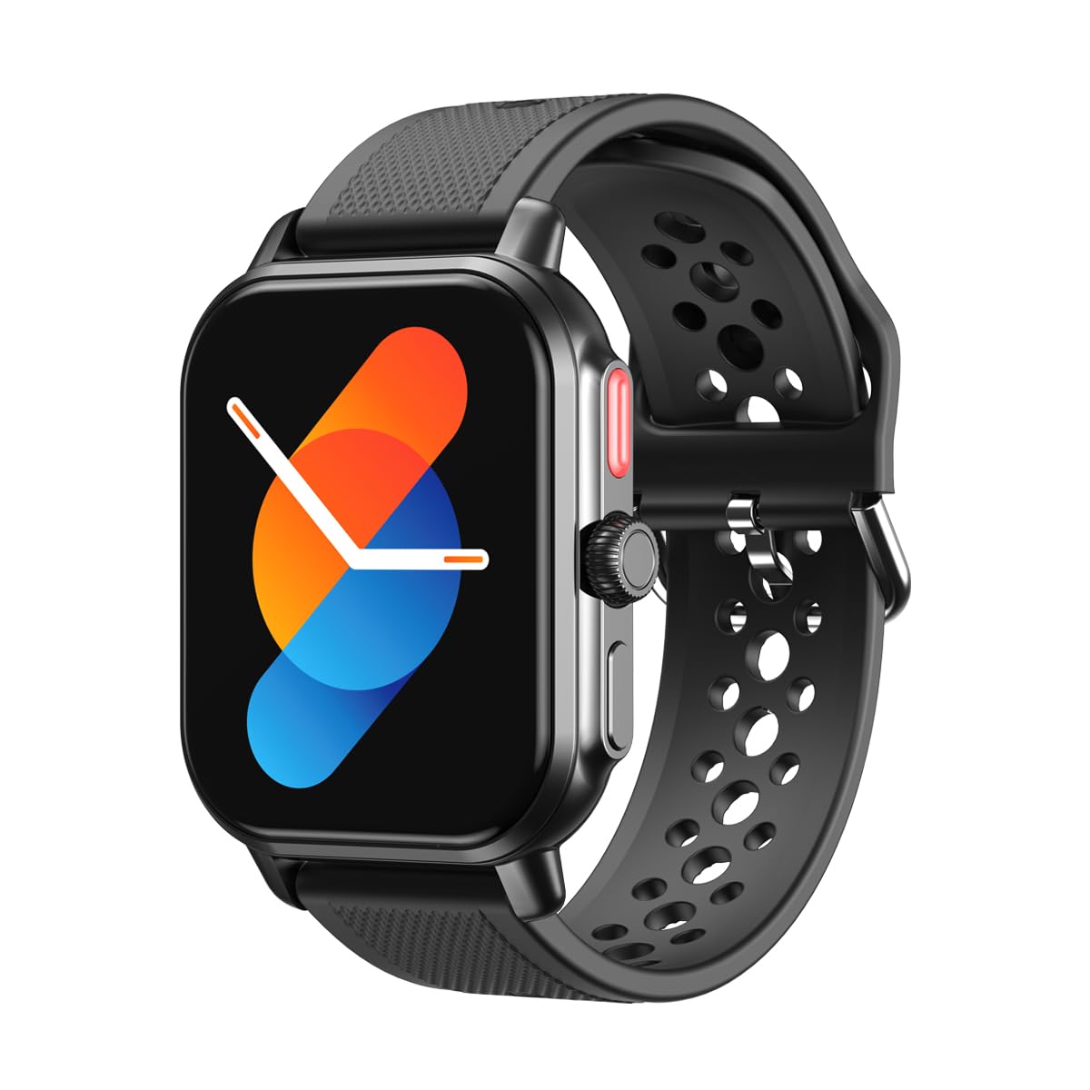 Havit Smart Watch for Men & Women – 2.06” Fitness Watch with Bluetooth Calling, IP68 Waterproof, Heart Rate, SpO2, Sleep Tracker for Android & iPhone - Black