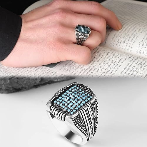 Miniatura 2 de Silver 925k Ring, Handmade Ring, Natural Turquoise Stone,Jewelry Gift For Mens and Womens
