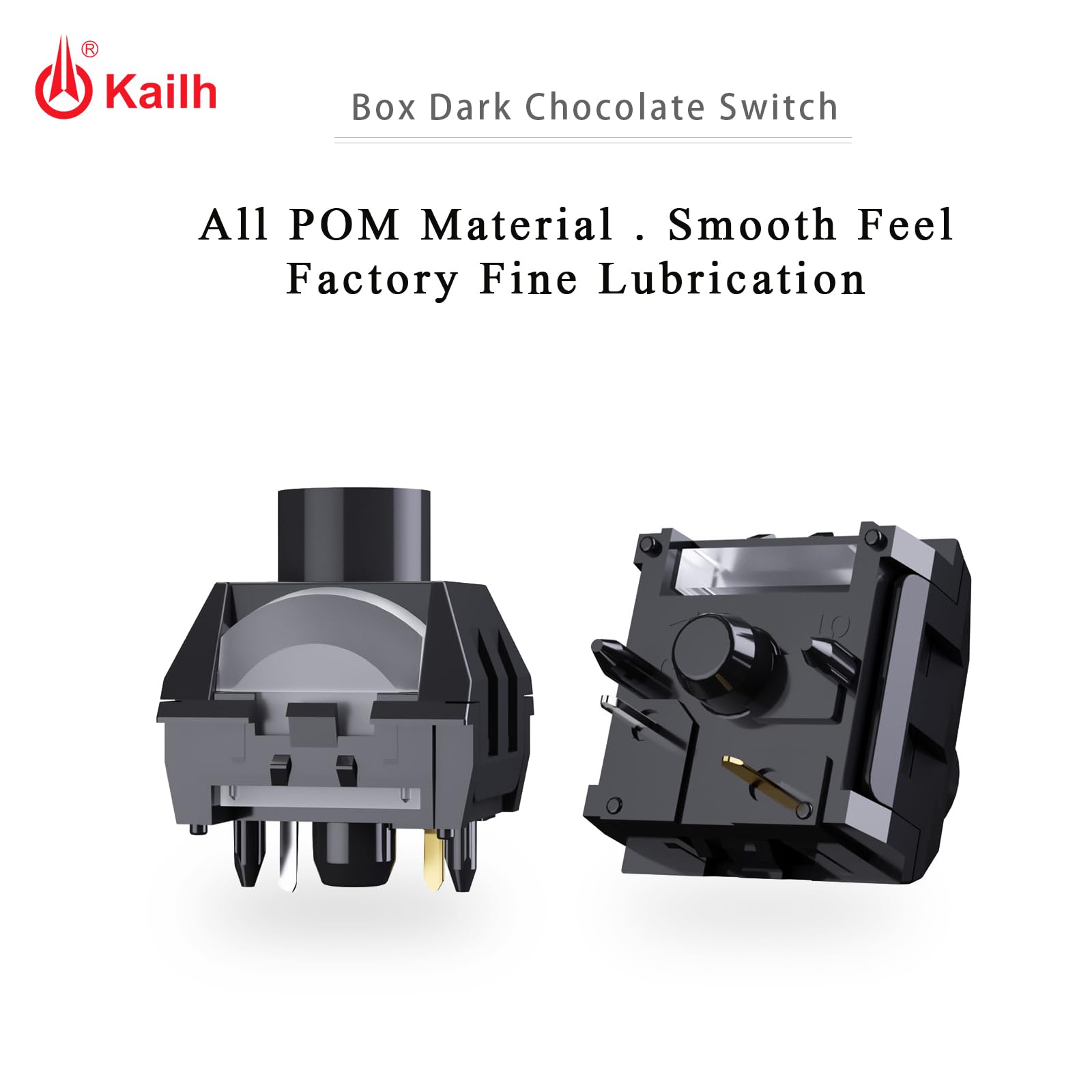 Snapklik.com : Mciepny Kailh Box Dark Chocolate Linear Switch,5-Pin ...