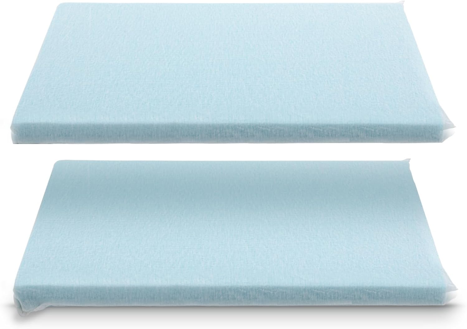 2 Pcs Adjustable Memory Foam Pillow Soft Ultra Thin Height 1.2'' Insert for Pillow for Neck Pain Relief