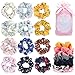 Produktbild MOSOTECH 20 Stück Haargummis, Stylische Chiffon Haargummi Scrunchies, Elastische Gummibänder Haarband für Damen & Mädchen