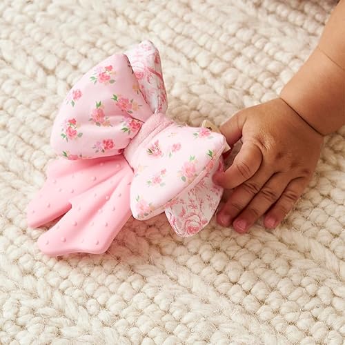 Miniatura 8 de Itzy Ritzy Juguete Mordedor Crinkle  El juguete de dentición con lazo incluye silicona, terciopelo y material crinkle cuenta con múltiples texturas