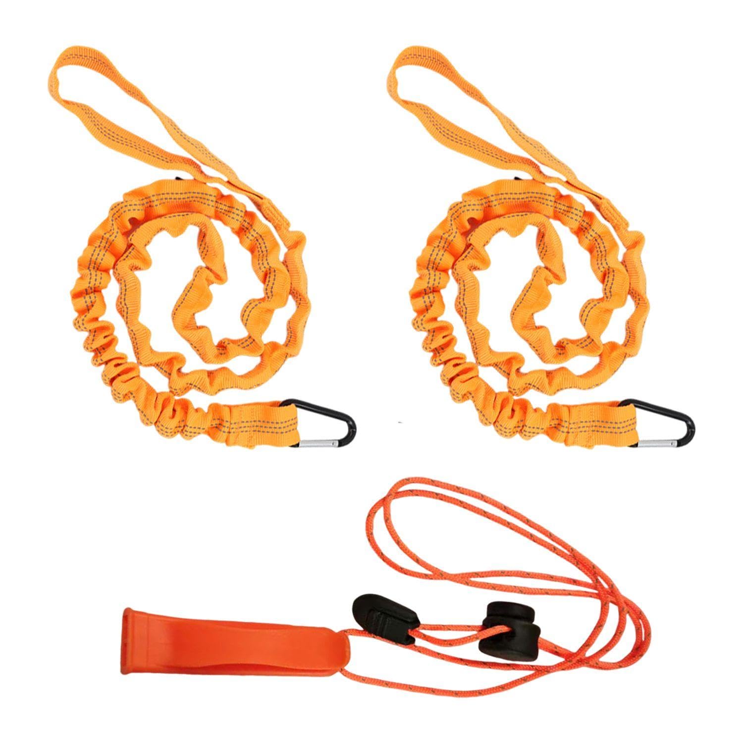 Corde De Pagaie Élastique avec Mousqueton, Sangle Anti-Perte, Accessoires De Pagaie