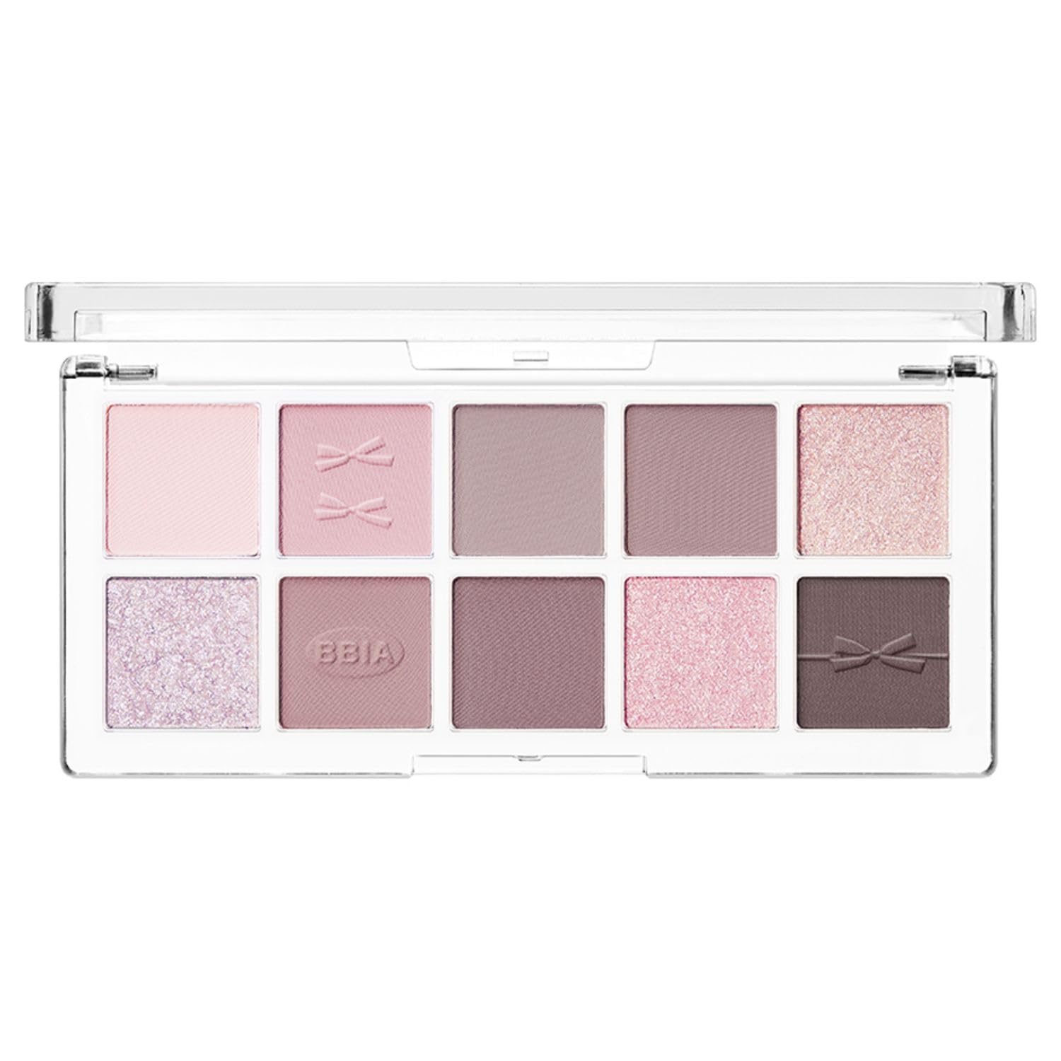 BBIA Essential Eye Palette - Buildable & Blendable Eyeshadow Palette Matte Finish & Gorgeous Shimmer Glitter Pearls Warm Cool Natural Shade Soft Shadow Colors Vegan Korean Makeup (01 YOUR MAUVE)
