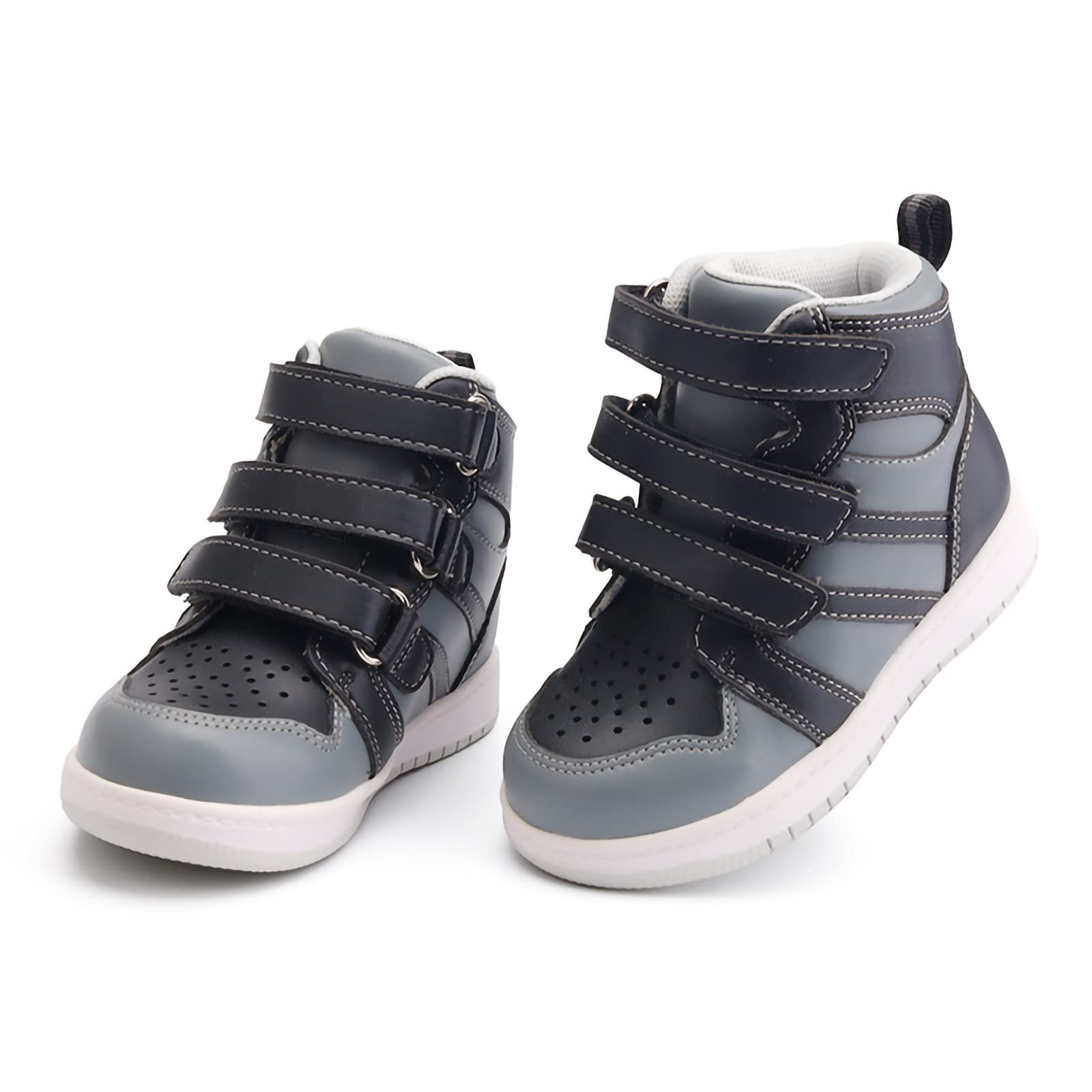 Zapatos ortopédicos para niños y jóvenes,Botas de Soporte de Arco y Tobillo para niñas y niños para Corregir los Problemas de los pies,Suelas Antideslizantes