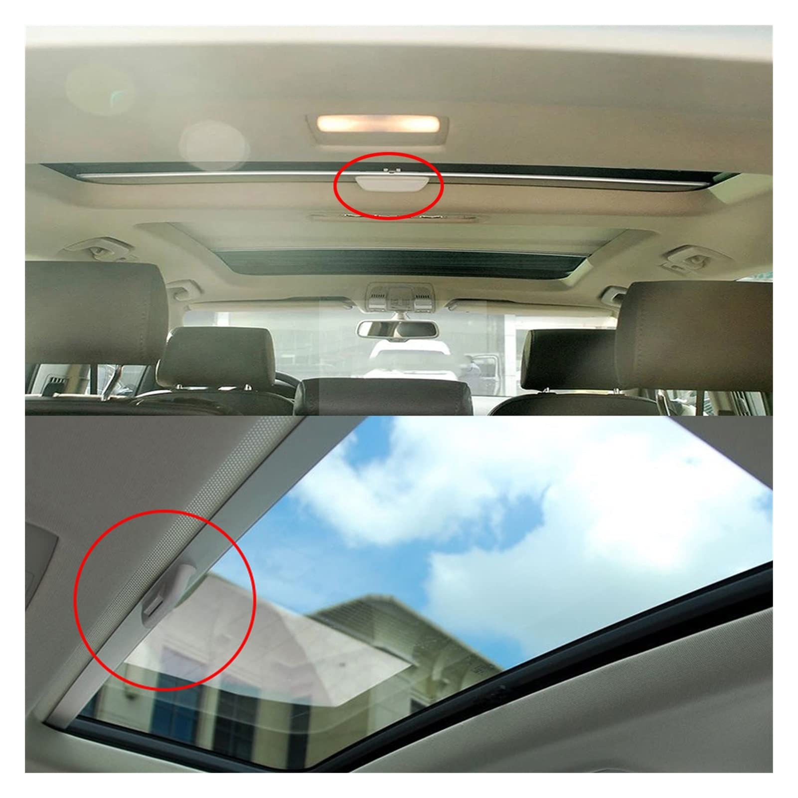 Toile DE Temps, CERVOIRES ET HARDTEP SUNROOF DE Temps DE Temps DE Temps Q7 4L 2007 2008 2009 2011 2013 2014 2014 2015 2016 2017 4L0898924B 4L0 898 924 B (Color : Grey)