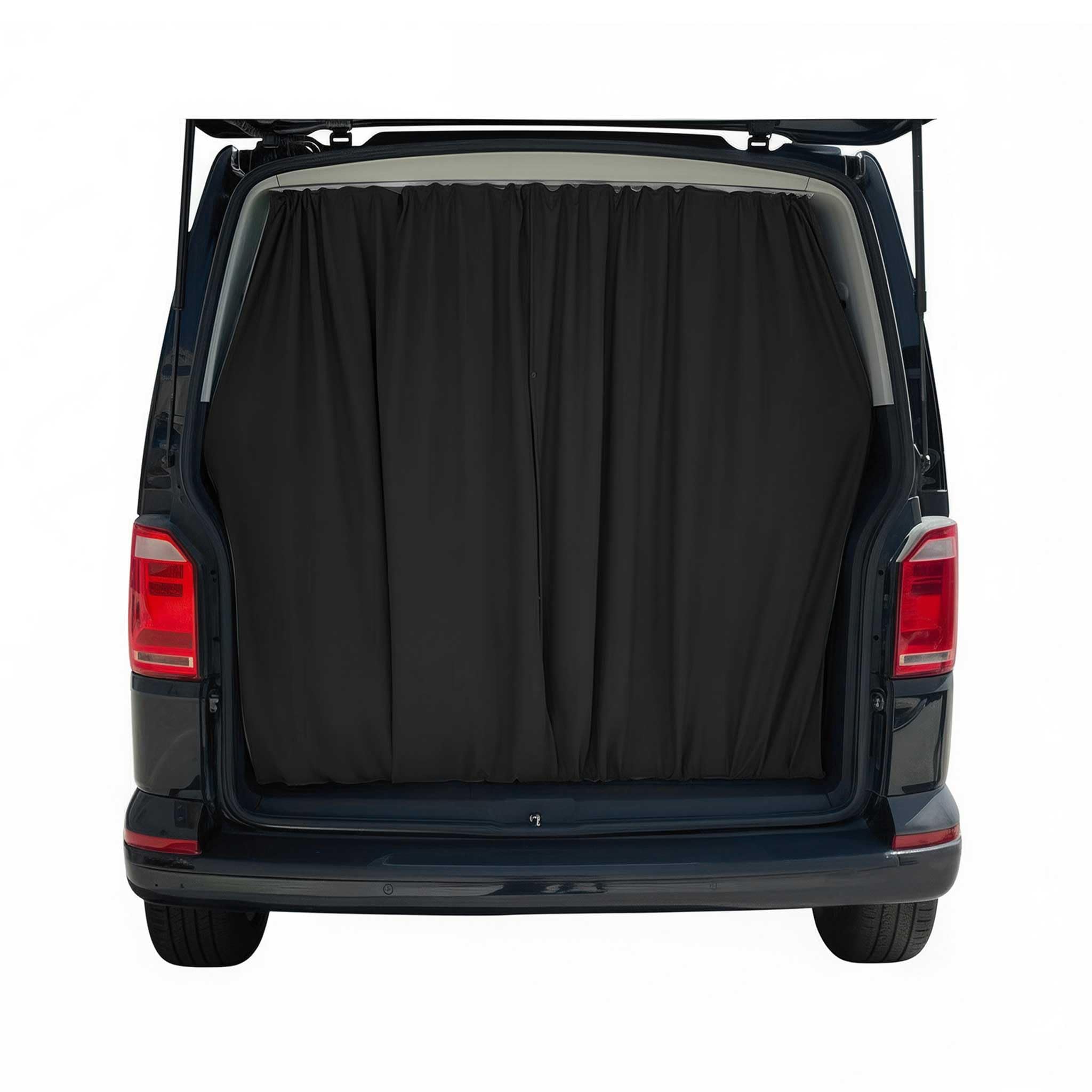 Maß Cortinas Compatible con VW T5 Transporter L1 L2 Portón Trasero Vorhänge Negro