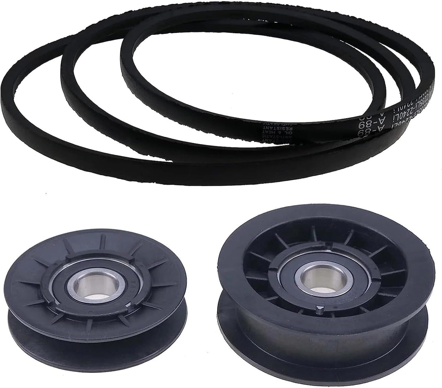 Belt Pulley Tensioner Idler Drive Kit | 105 108 115 125 135 145 155C LA135 LA145 LA150 LA155 LA165 GX20006 GX20286 GX20287 Direct Replacement Stable Performance