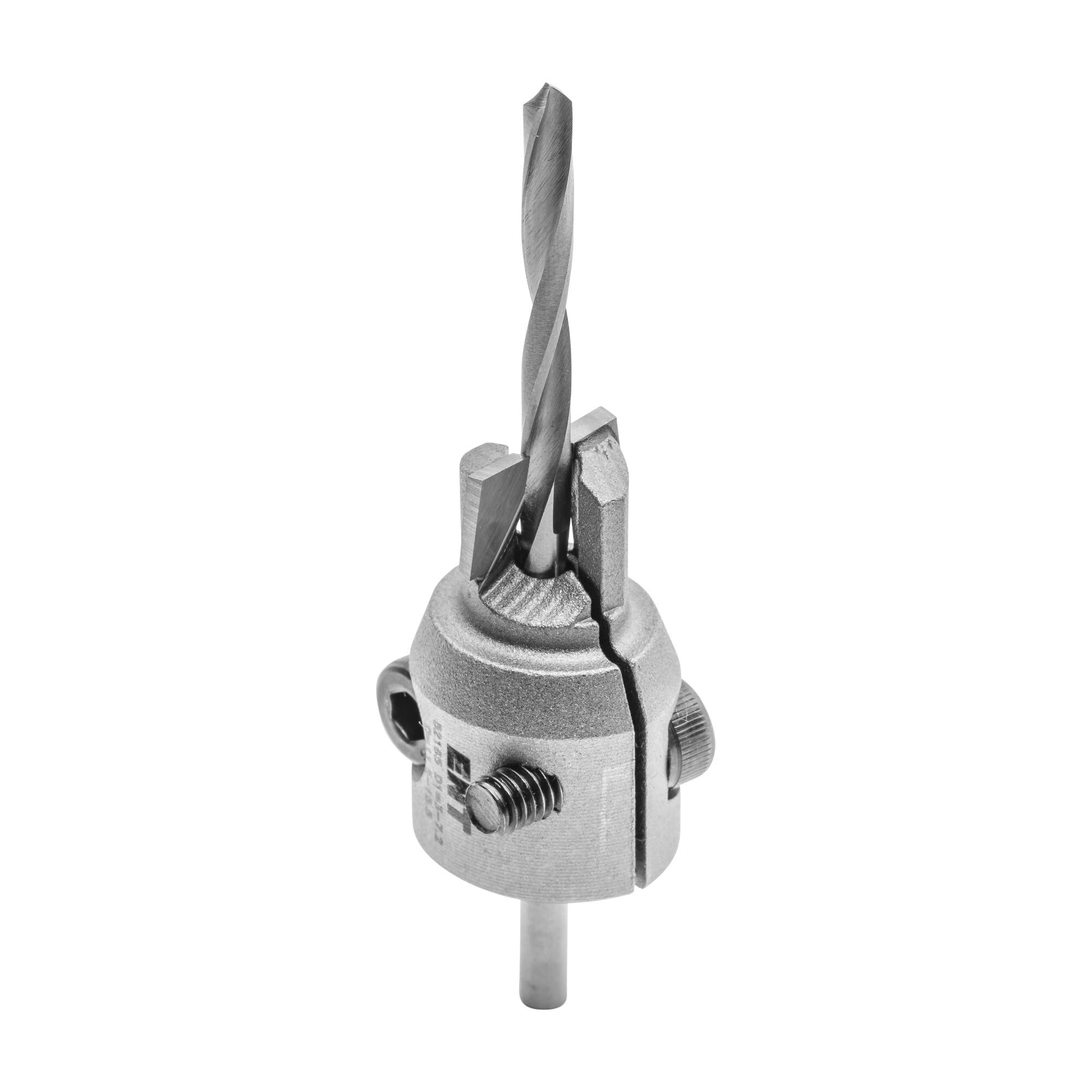 ENT 52165 Aufsteckversenker verstellbar HW (D1) 11,5-15,5 mm, NL 12 mm, GL 28 mm, Bohrdurchmesser (D2) 3,0-7,2 mm
