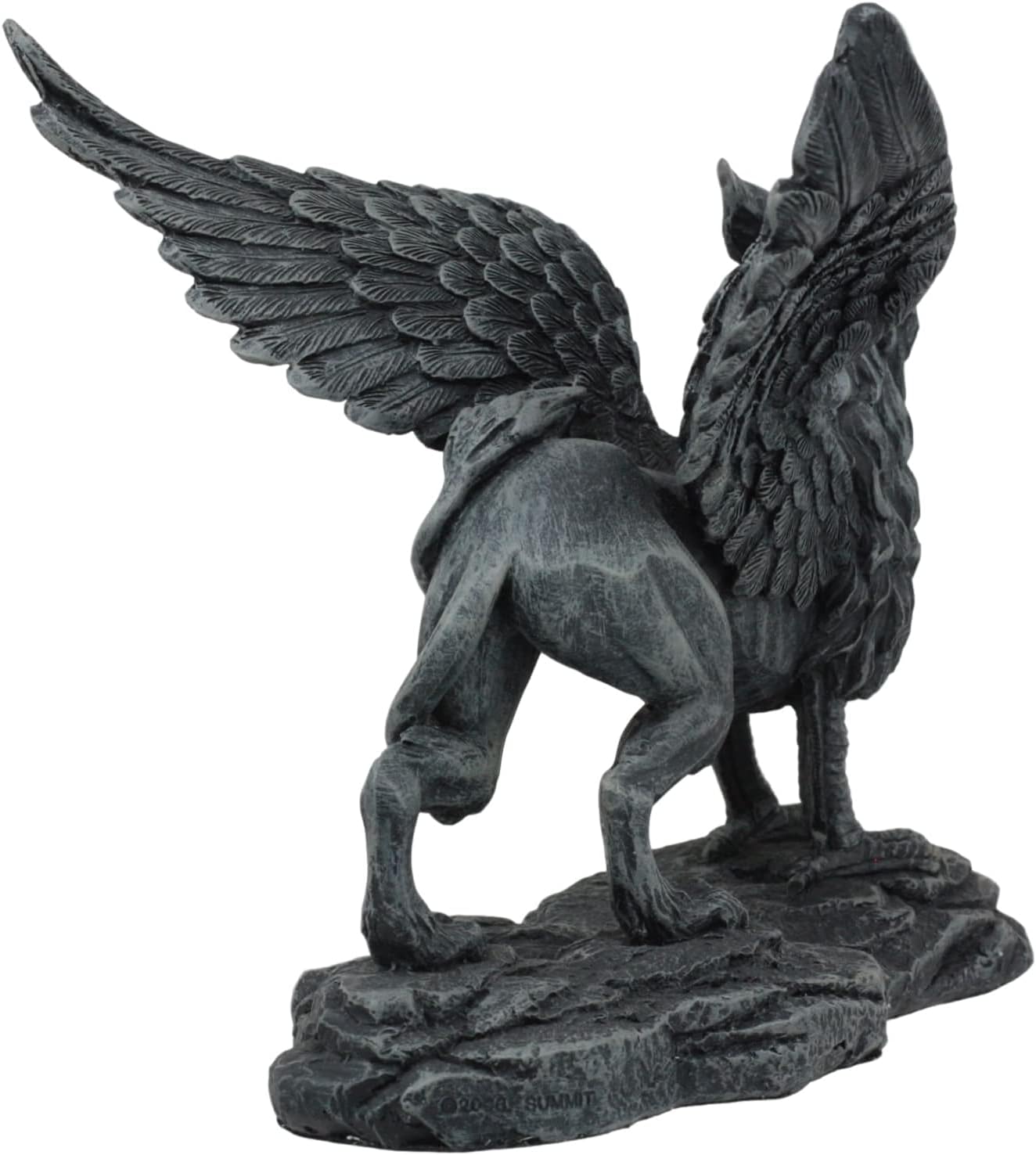 Ebros Gift Gothic Stoic Royal Winged Griffin Gargoyle Figurine 5.5" Long Gryphon Stoic Valiant Bird Gargoyles Sculpture Hero Creature Legendary Beast