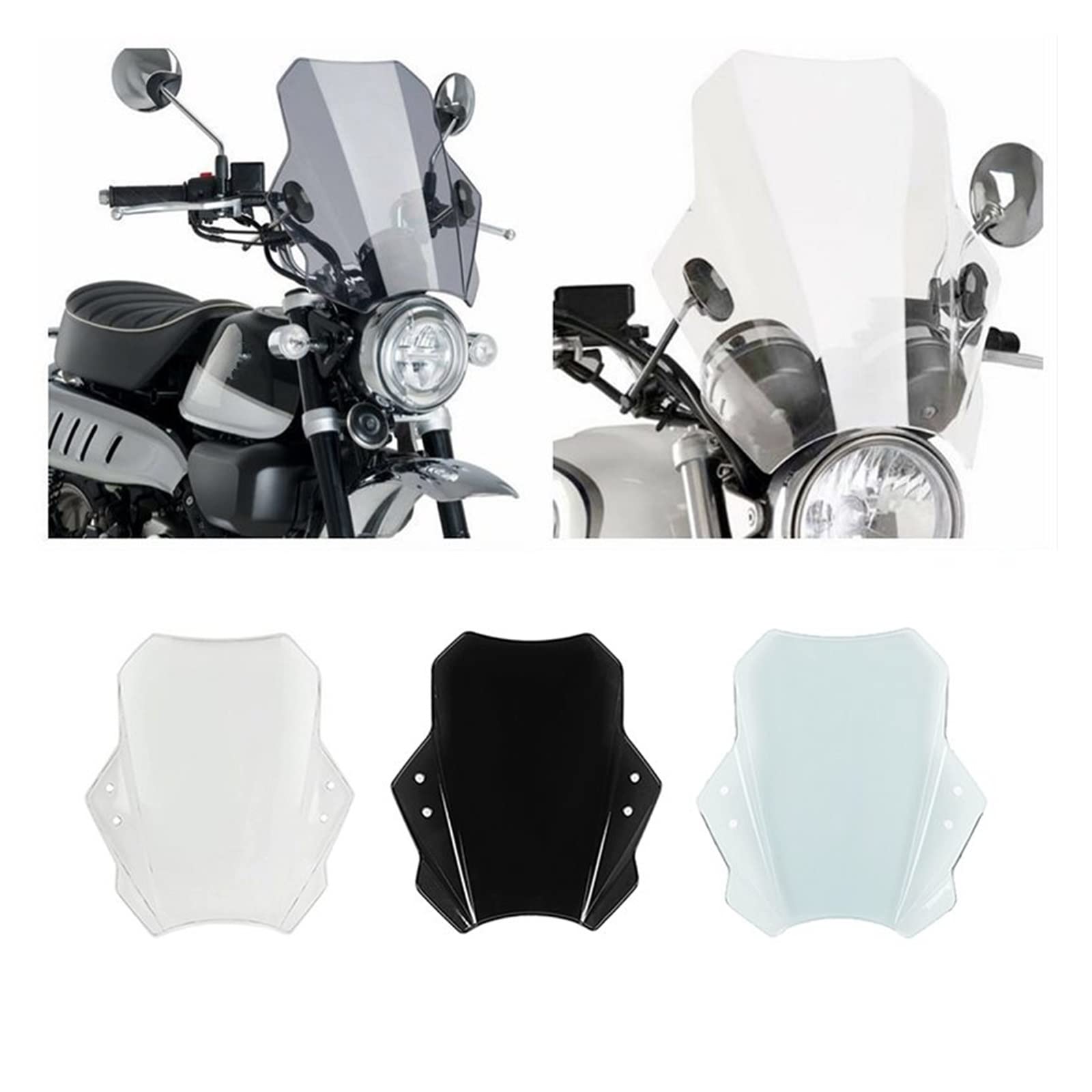 Motorrad Windschild Für BMW R1200GS/R1250GS – Dunkel Getönt, Aus ABS, Verbesserter Windschutz