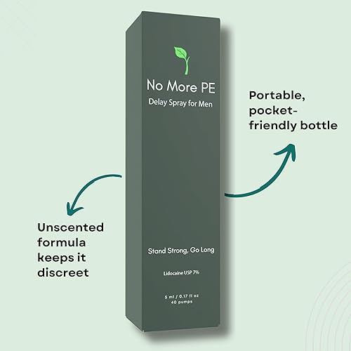 Miniatura 5 de Spray desensibilizante de lidocaína para hombres de 0.2 fl oz (40 bombas), sin perfume para control de clímax para durar más tiempo en la cama con