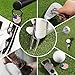 Amy Sport Premium Golf Divot Repair Tool Ball Markers with Belt Clip Value 3 Pack, 7-in-1 Tools Leather Grip Club Holder, Bottle Opener, Club Groove Cleaner, Putting Alignment Guide (Dark Gray-3 Pack)