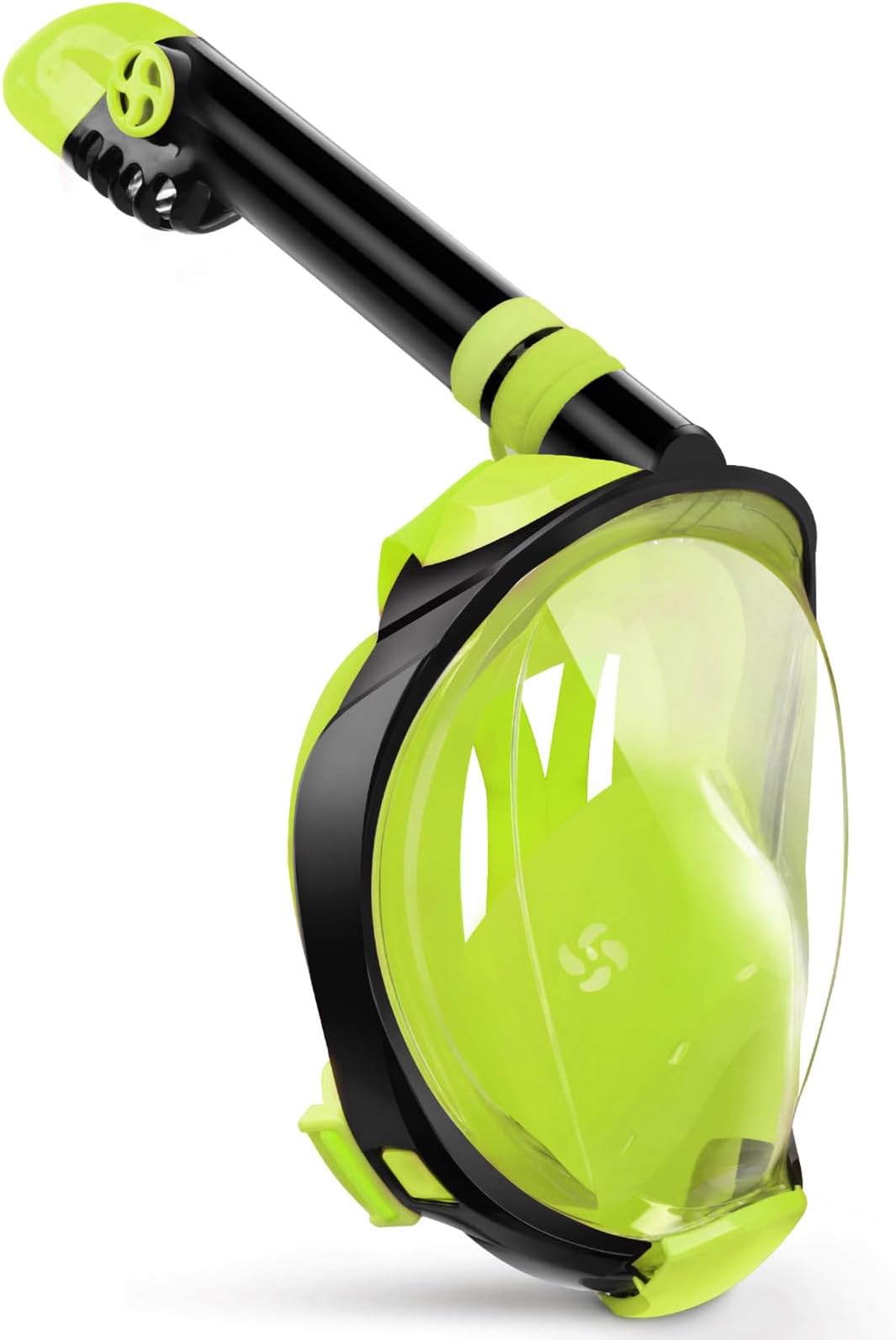 Greatever G2 Full Face Snorkel Mask with Latest Dry Top System,Foldable 180 Degree Panoramic View Snorkeling Mask with Camera Mount,Safe Breathing,Anti-Leak&Anti-Fog,for Kids&Adult