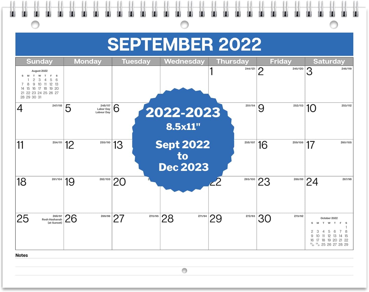 Buy Dunwell Small Wall Calendar 2022 2023 Blue 8 5x11 Sept 2022 To buy-dunwell-small-wall-calendar-2022-2023-blue-8-5x11-sept-2022-to