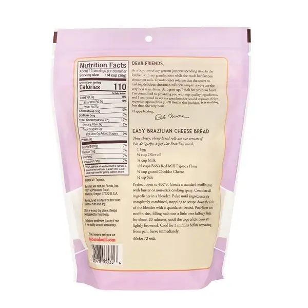 Bob's Red Mill Tapioca Flour, 16oz (4 Pack) 2