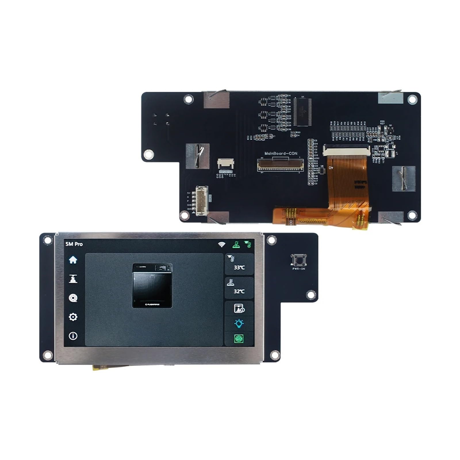 Schermo Touch 4.3 Pollici Compatibile Con Flashforge AD5M Pro | Stampa 3D, display nitido, controllo touch fluido, installazione semplice, accessorio sostitutivo