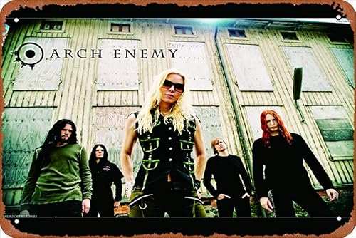 Angela Gossow Arch Enemy Band �v���[�N �|�X�^�[ ���^�� �u���L�Ŕ� 20.3 cm x 30.5 cm ���B���e�[�W ���g�� �Ǒ���
