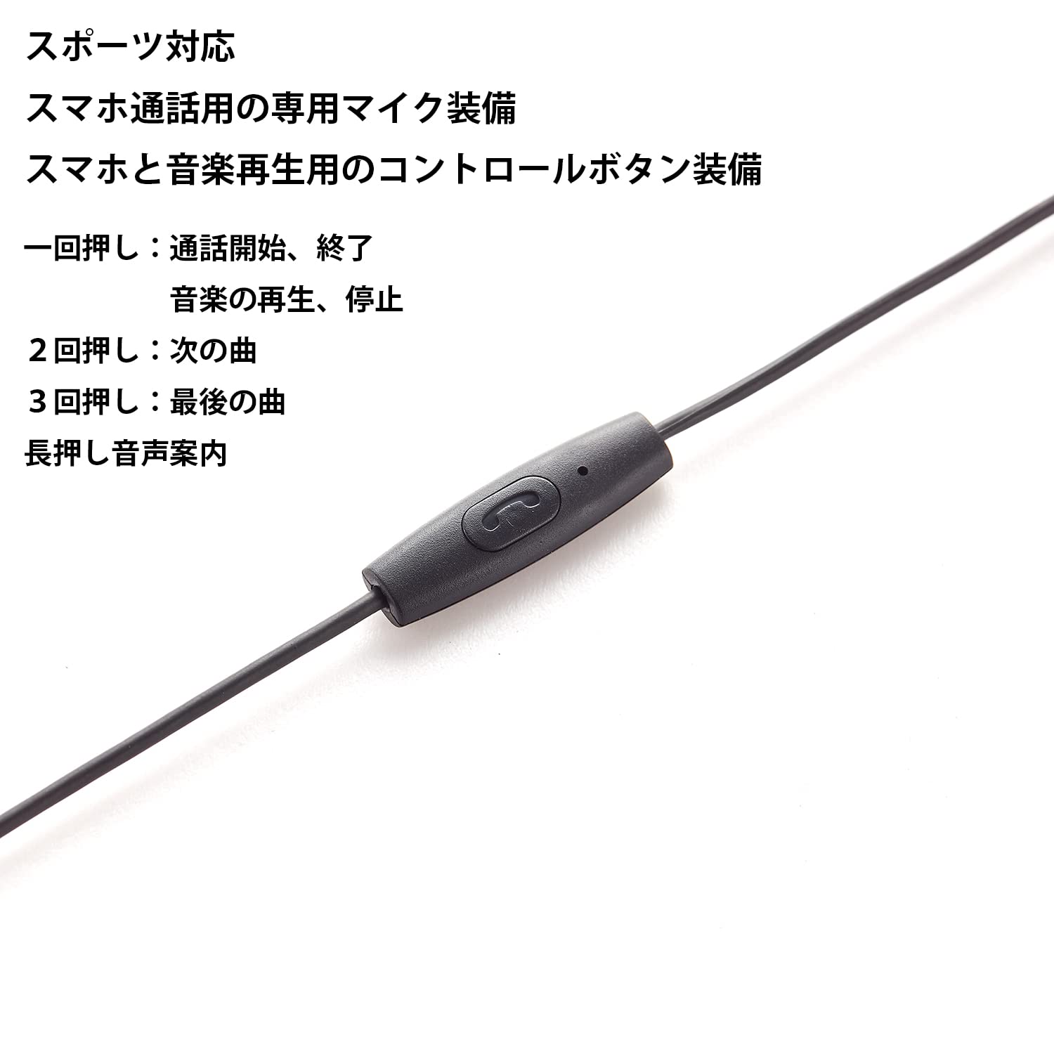 Amazon.co.jp: KONG-X K57I 透明ブラウン 調整可能なイヤーフック式