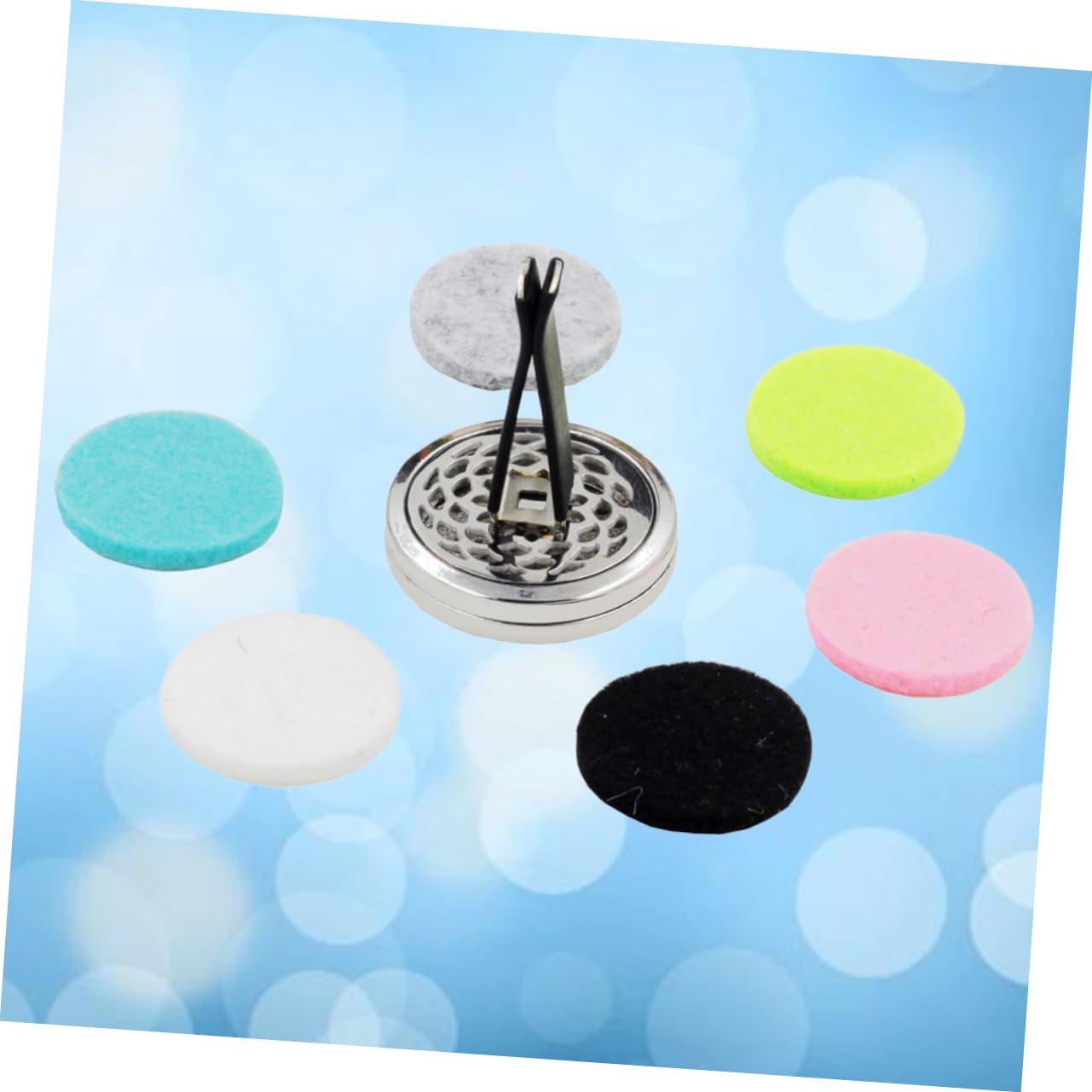 3stücke Car Fragrance Diffuser Vent Clip Multifunktionaler Aromatherapie Diffusor Für Auto Büro Und Zuhause Mit Nachfüllpads Zufällige Farbe Liebe Duftklammer Langlebigem