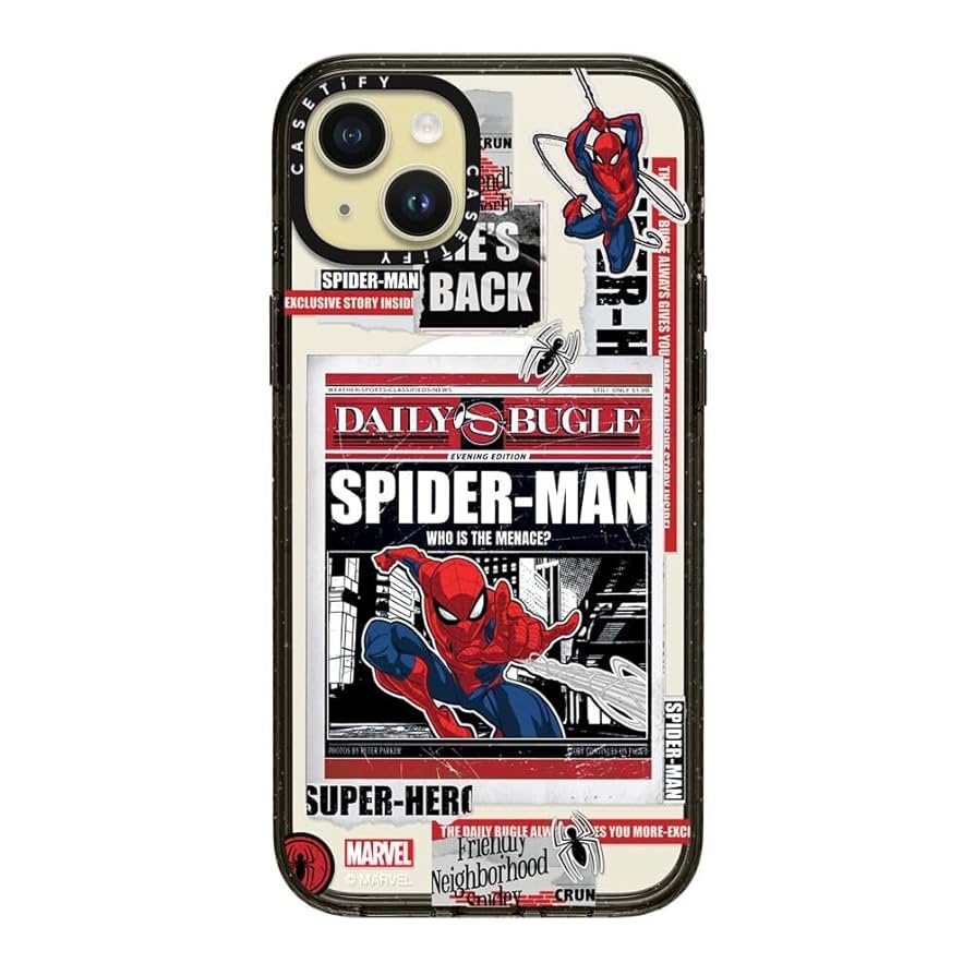 CASETiFY スパイダーマン iPhone15 Plus スマホケース Amazon.com: CASETiFY Impact iPhone 15 Plus Case [Spider-Man