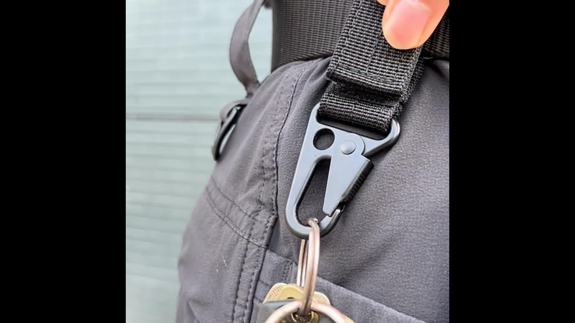 Mousqueton Pour Porte-clé Anneau En D D'escalade Crochet De Clip D, Mousqueton D