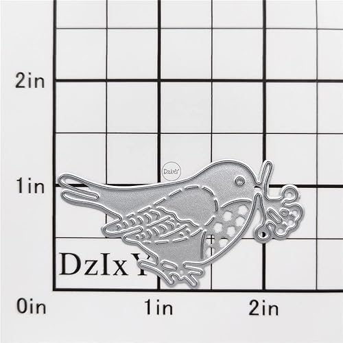 Miniatura 2 de DzIxY Troqueles de corte de metal Little Bird para sellos transparentes y juegos de troqueles de corte de metal para hacer tarjetas, álbumes de