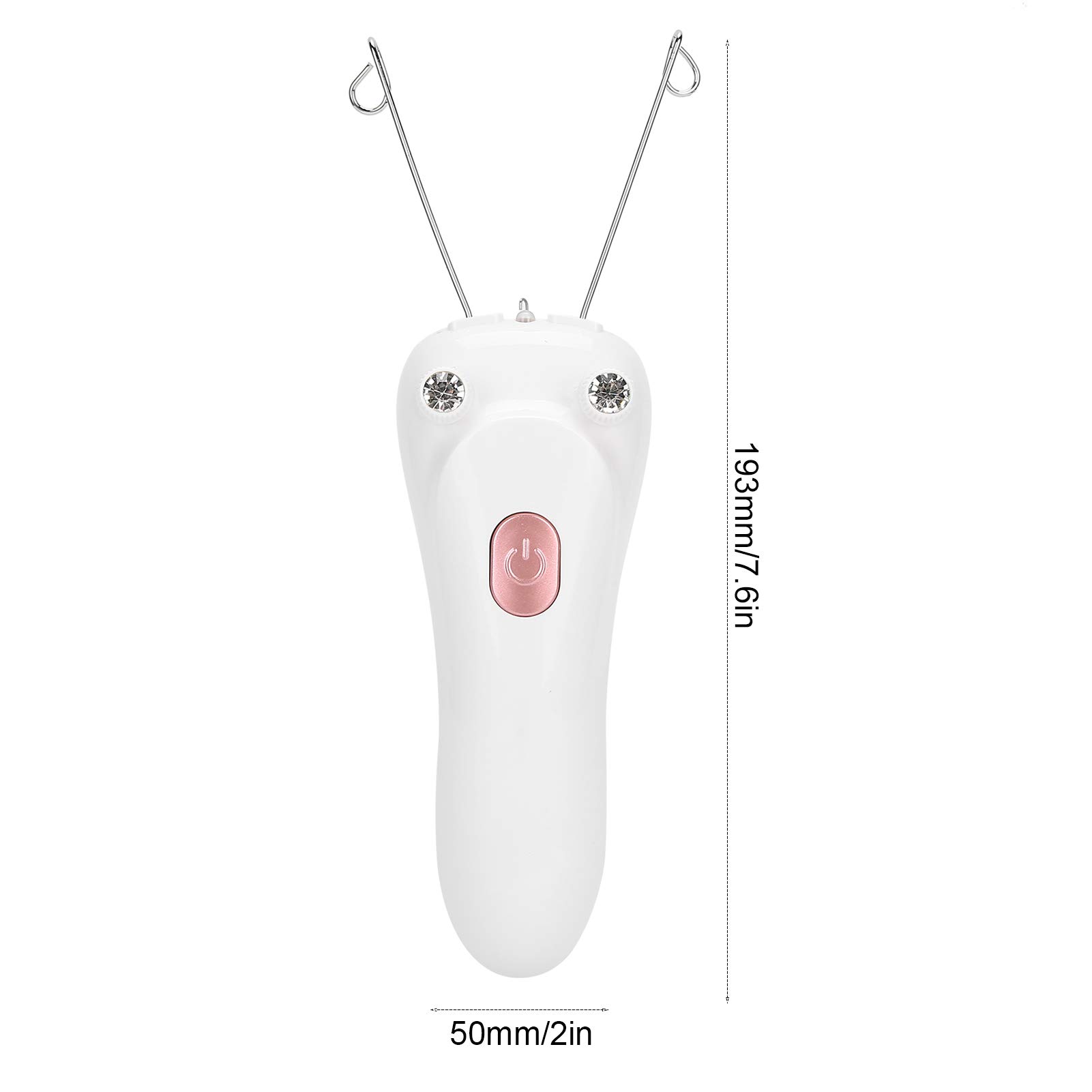 Sunicon Ladies Facial Hair Remover, Electric Facial Hair Remover for Women, USB Rechargeable Thread Epilator Cotton Threading Hair Removal ?with Cotton Thread & Pearl Powder for Face Arms Legs