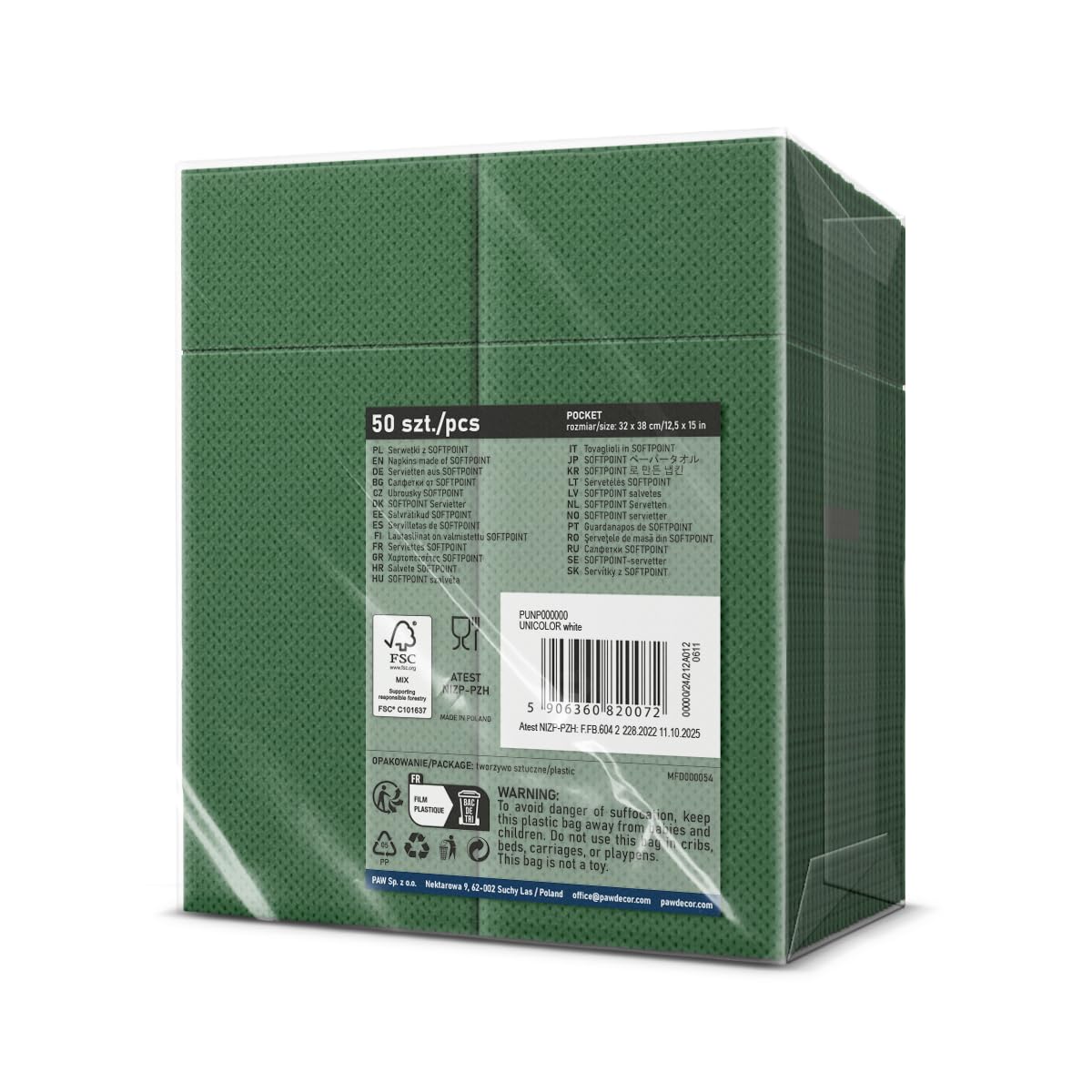 Serviettes De Couverts En Softpoint | Pochettes à Couverts Pub