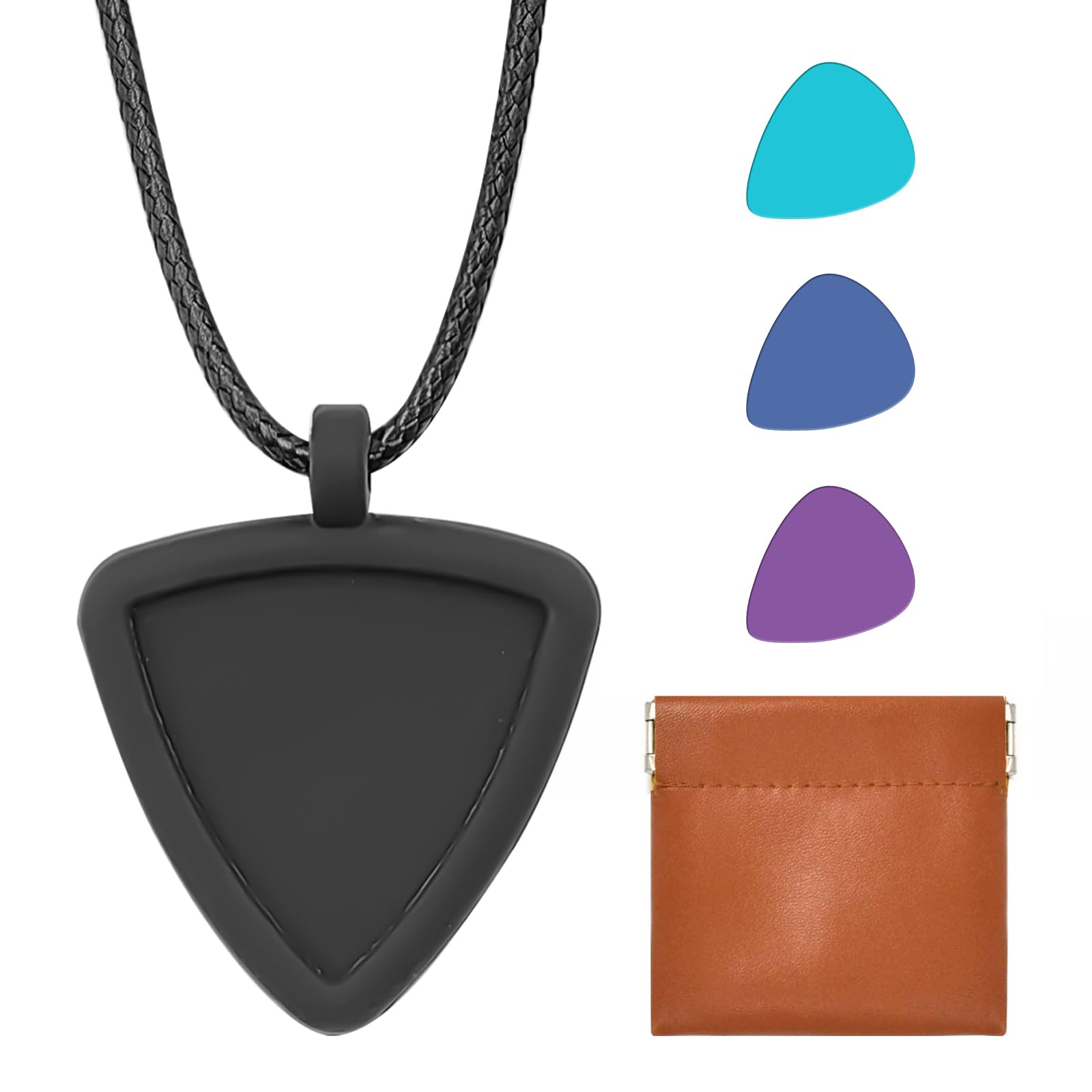 Amazon.com: Musiin Large triangle necklace pick set, silicone