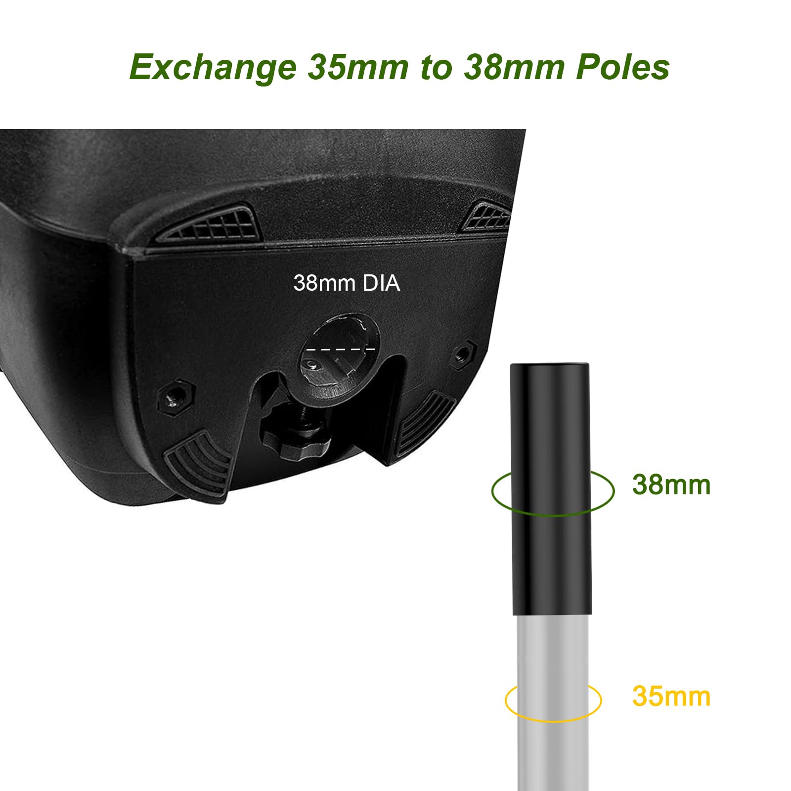 Amazon.co.jp: NiuNyuNeu スピーカースタンドアダプターペア、1 3/8