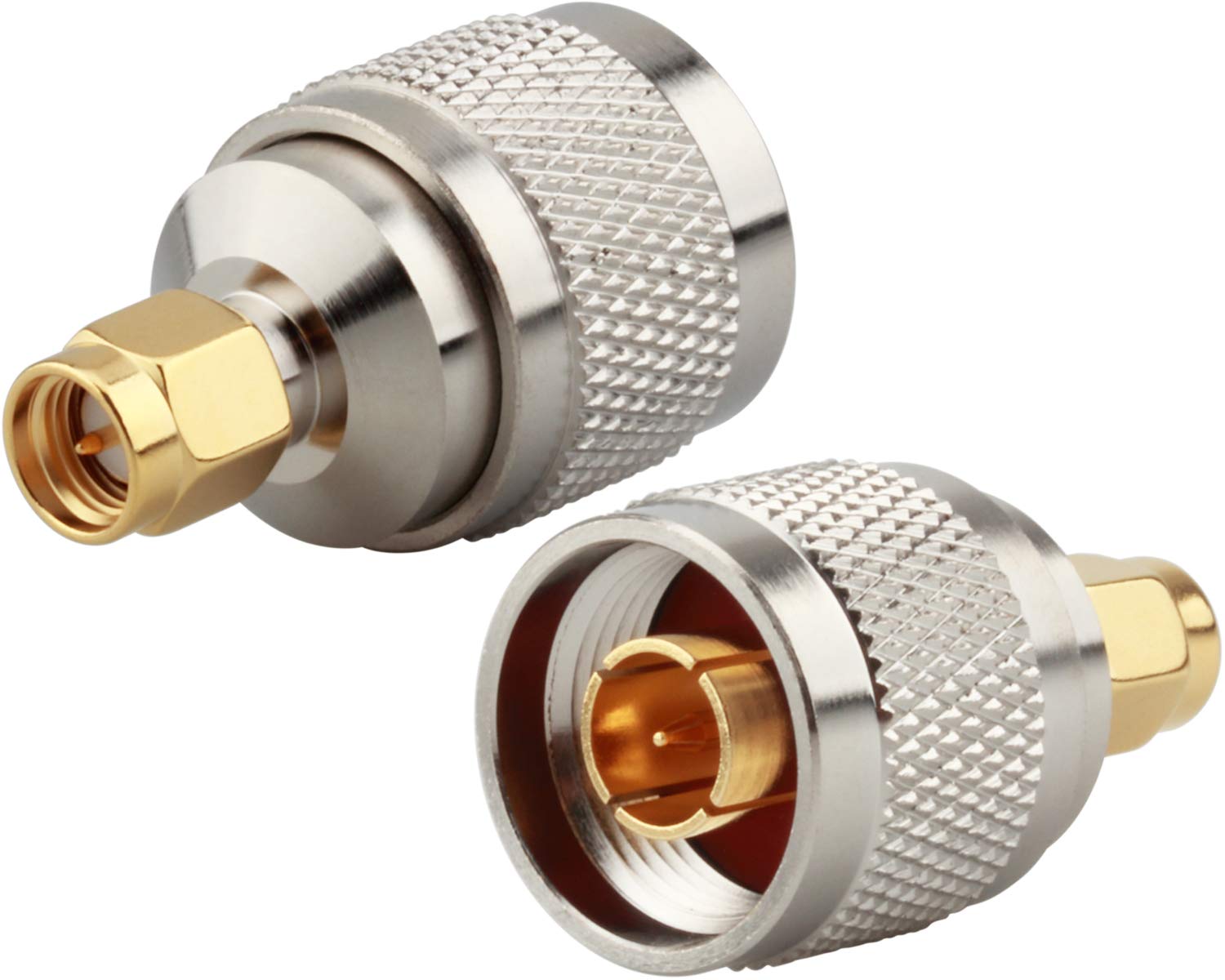 GIMILINK(2-Pack) Type N Male to SMA Male Connector WiFi Adapter Low Loss