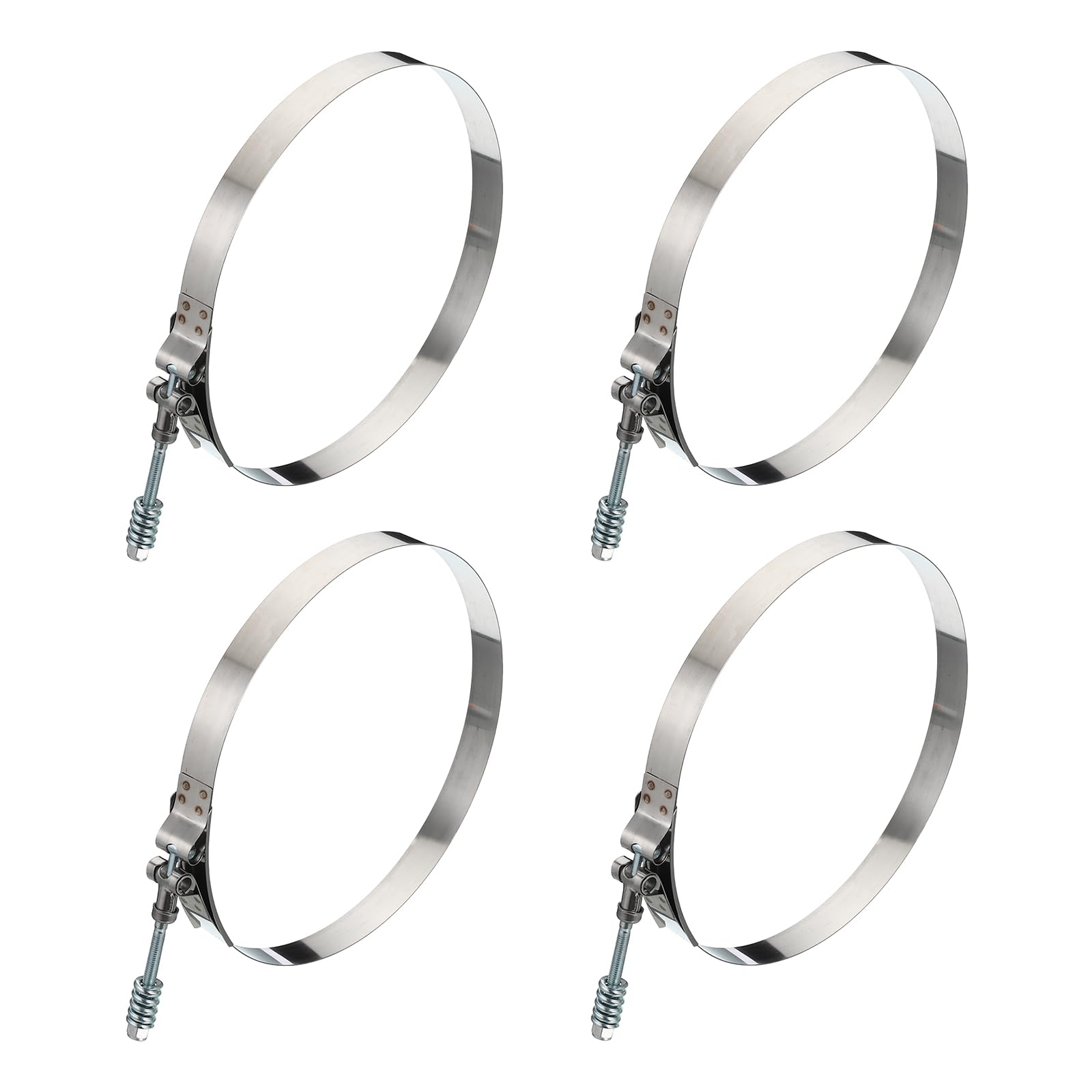 PATIKIL Lot de 4 Colliers de Serrage à Boulon en T Avec Ressort