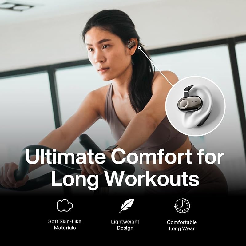 Open Ear Earbuds Bi-Axial Custom Fit Immersive Sound Wireless Headphones image 4