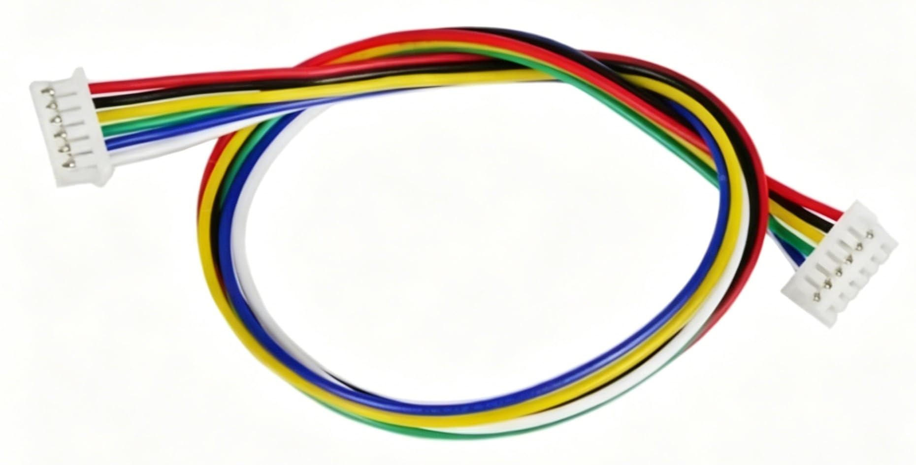 10 PZ JST 1.25 2/3/4/5/6/7/8/9/10 Pin Connettore Femmina con Filo MM cm 15 20 Singola/doppia Testa