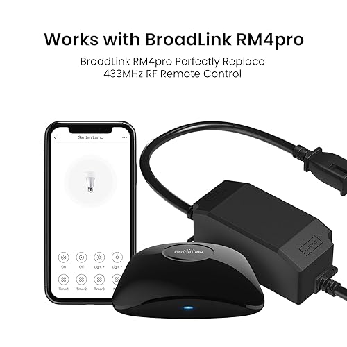 Miniatura 8 de Atenuador para exteriores para tiras de luces, BestCon atenuador de luz con control remoto RF, interruptor temporizador e impermeable, potencia