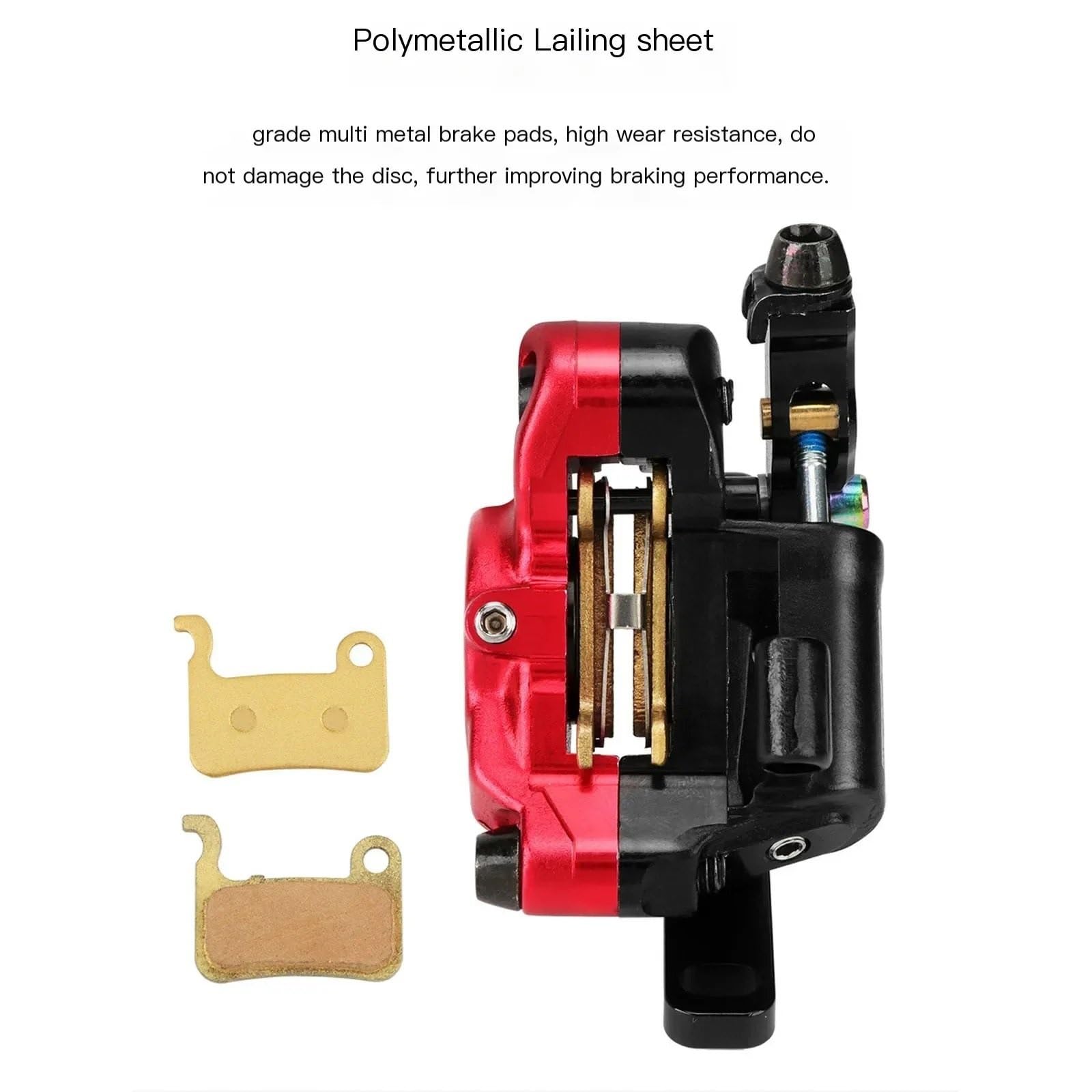 Pinza Freno Bicicleta Carretera 160 mm Cable Freno Disco hidráulico Aceite Cilindro Grande Que Tira los pistones Unibody 2 Freno Kit de Freno de Rodillo Trasero Freno de Tambor