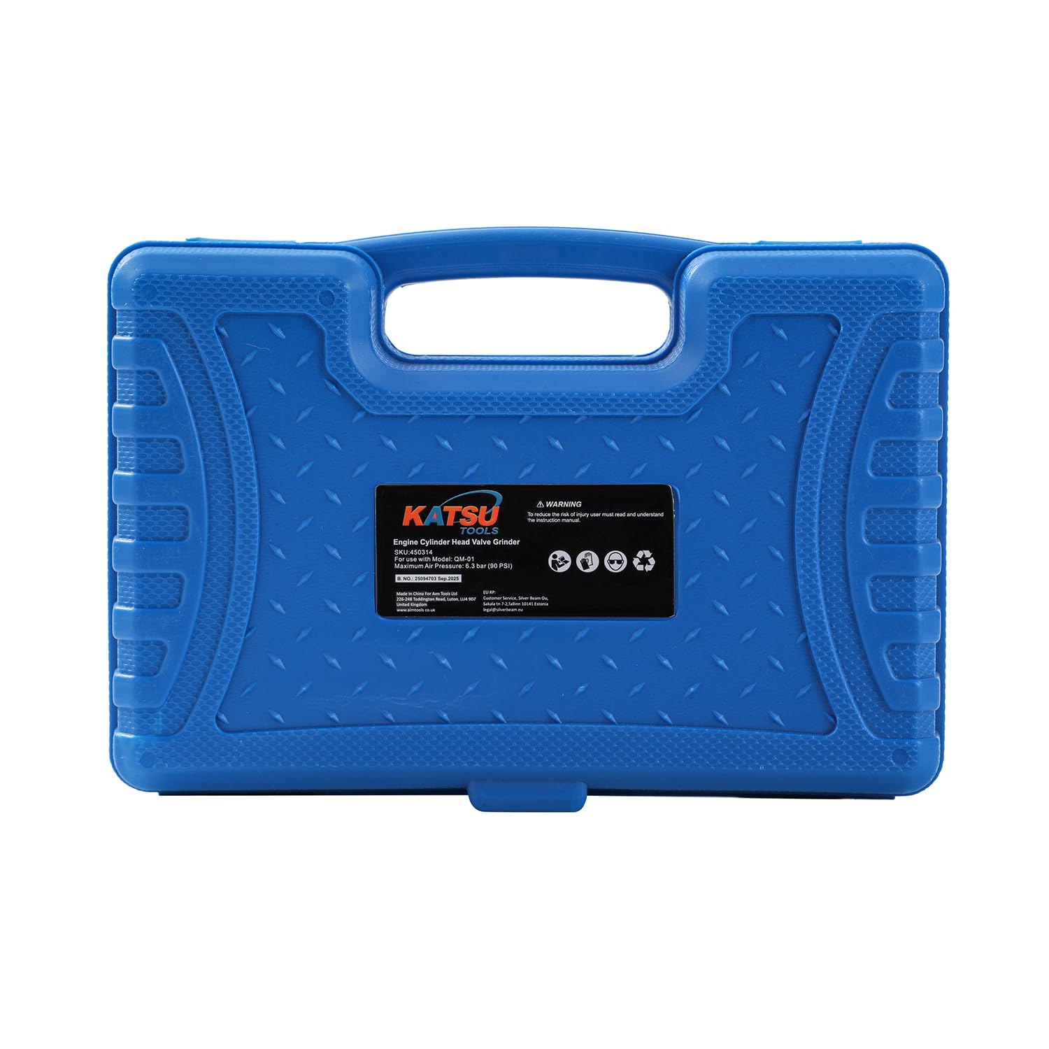 KATSU Tools Smerigliatrice per valvole della testa del cilindro del motore, strumento di riparazione automatica della valvola pneumatica con 4 ventose in gomma, modello 450314