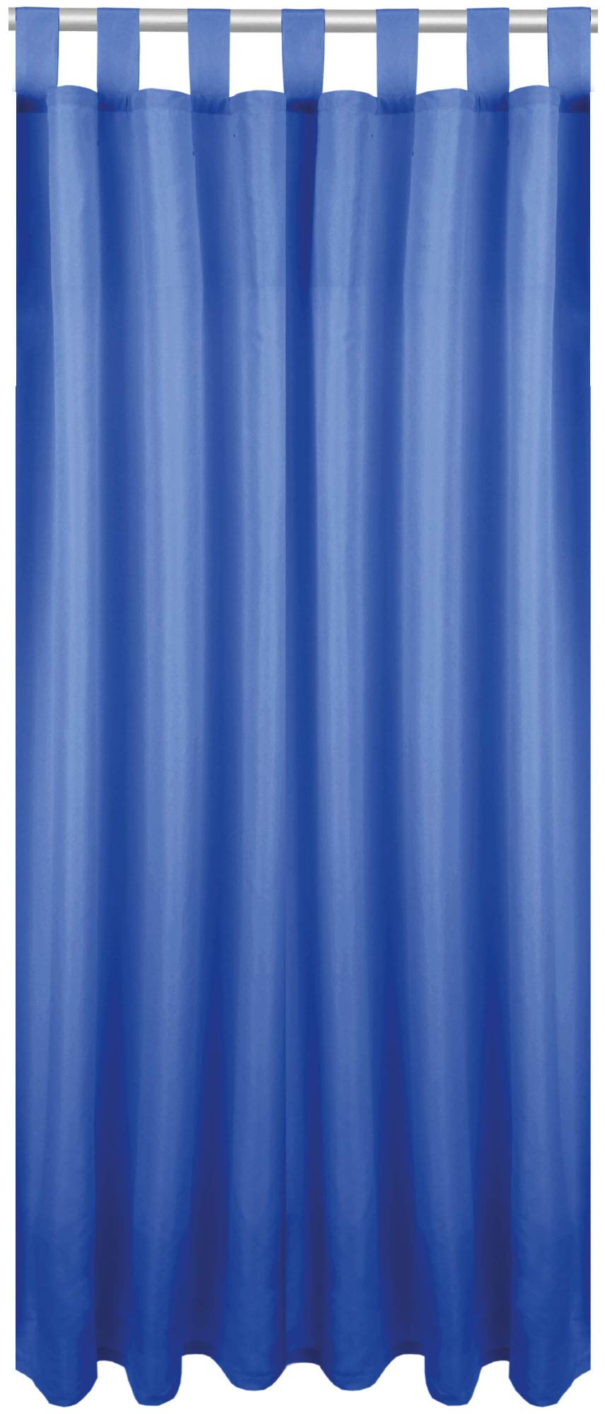 Bestlivings Cortina opaca (azul) con trabillas, 140 x 225 cm (ancho x largo), cortina decorativa como protección visual