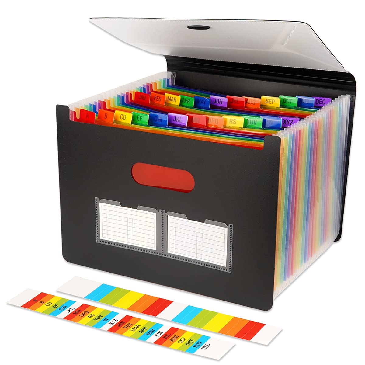 Buy H4D Accordian File Organizer, 24 Pockets Expanding File Folder