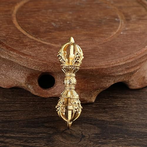 五鈷杵 ごこしょ 銅 金剛杵 魔除け 浄化 密教法具 仏器 真鍮 仏具 極小法具 厄除け (5CM)