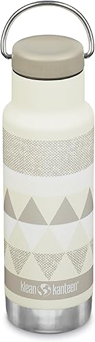 Klean Kanteen - Botella de agua clásica de acero inoxidable con aislamiento de doble pared con tapa de bucle