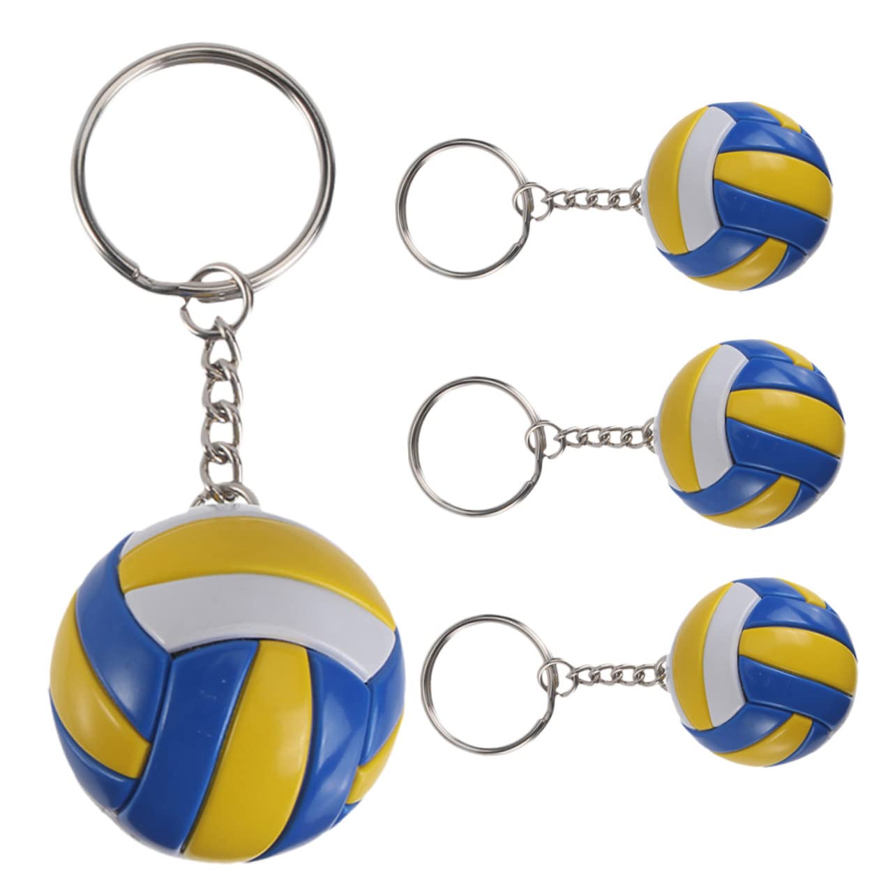 16 pezzi Portachiavi Pallavolo Design Sportivo Multifunzione Decorativo e Portatile per e Appassionati Pallavolo