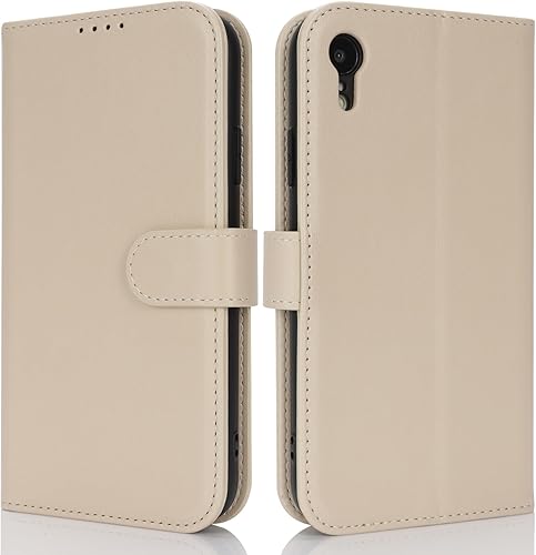 Miniatura 6 de Funda tipo cartera para iPhone XR con tarjetero, para iPhone Xr para mujeres y hombres, piel sintética a prueba de golpes con hebilla magnética,