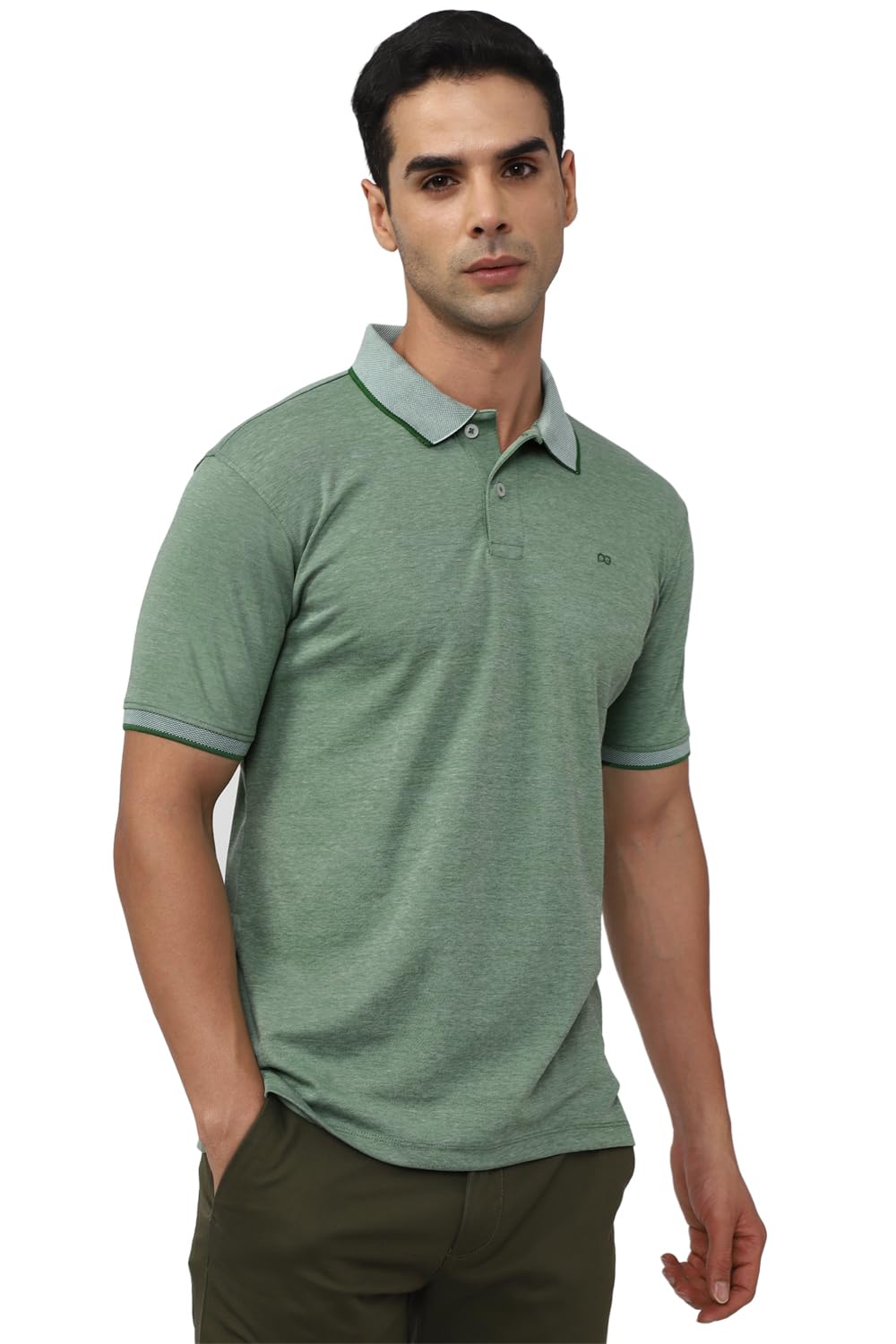 Men's Premium Branded Regular Fit Half Sleeve Polo T-Shirt | Cotton Rich | Birds Eye Interlock Weave| No Pocket