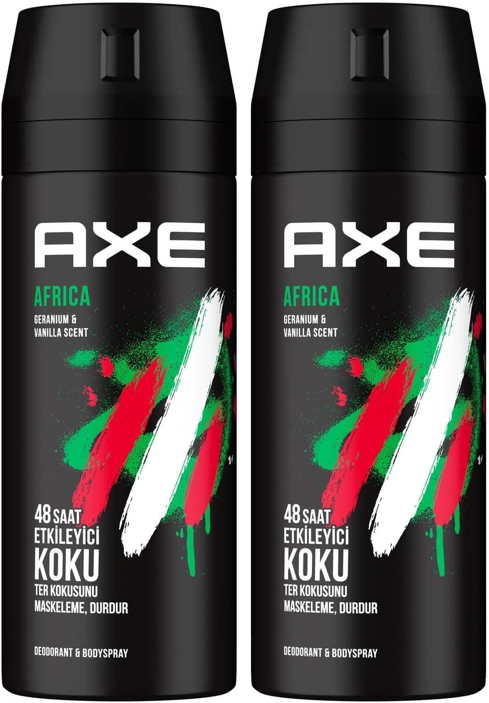 Ax Mens Deodorant Spray Africa 150 ml 2 packs