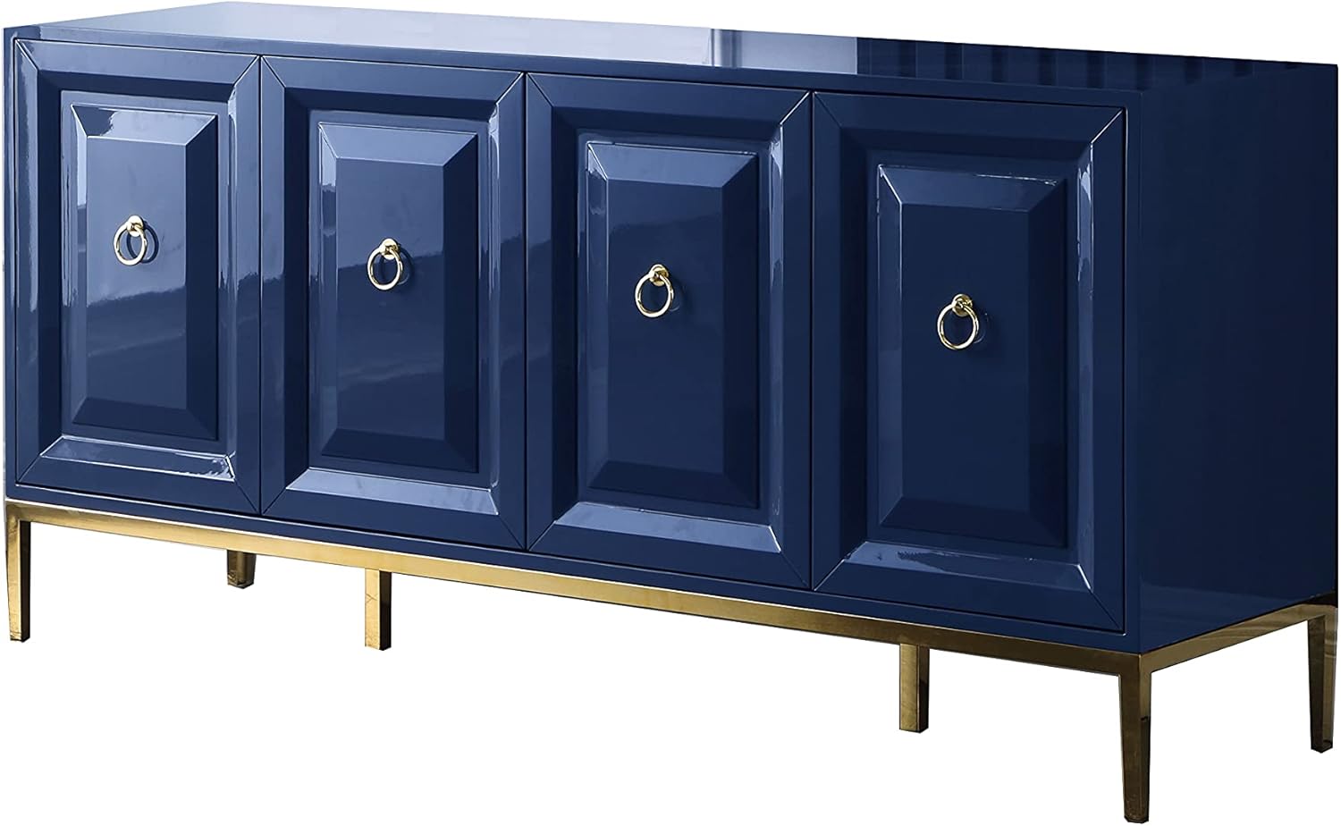 Best Master Furniture Tatiana High Gloss Lacquer Sideboard